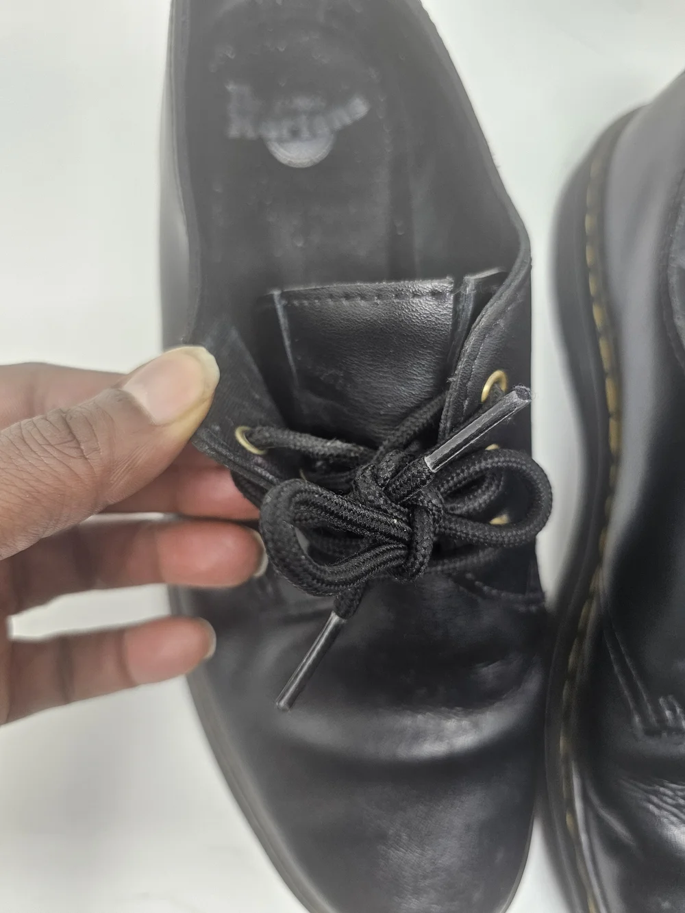 Dr. Martens Mens Black Zavalalo LA004 Leather Round Toe Oxford Shoes Size US 9 M